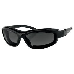 BOBSTER ROAD HOG II CONVERTIBLE SUNGLASSES BLACK LENSES INTERCHANGEABLE
