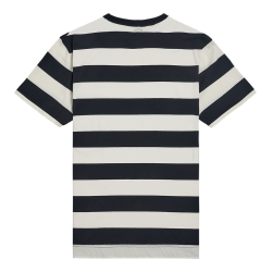 BRATT STRIPED TEE IN BONE AND BLACK