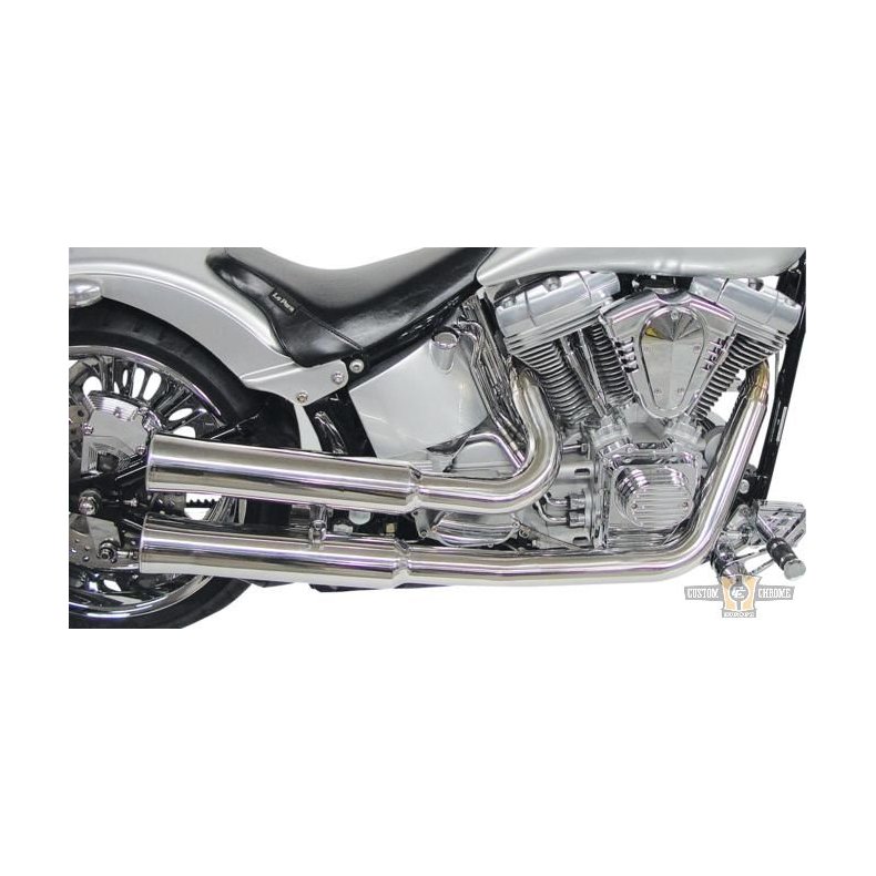 Falcon Double Groove udstdning, E-godkendt. Softail.