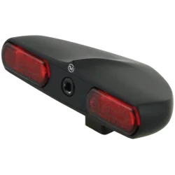 Flight LED Taillight Black LED, e godkendt.