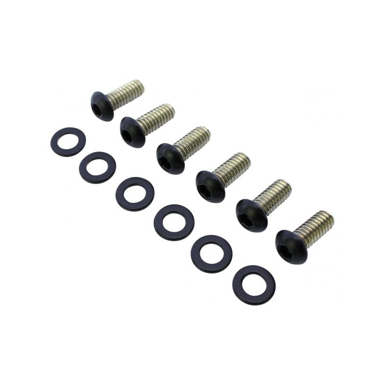 Derby Cover Screw Kits Flat Black Powder Coated 04-19 Sportster