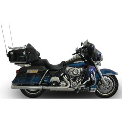 V-Performance Euro 3 Double Slip-On Muffler Set Endcap Double Ring 09-16 Touring