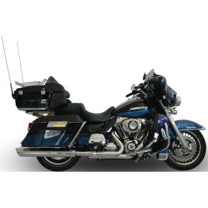  V-Performance Euro 3 Double Slip-On Muffler Set Endcap Banger 09-16 Touring