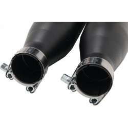 Slip-On Muffler For Softail  Black Powder Coated. EURO 3