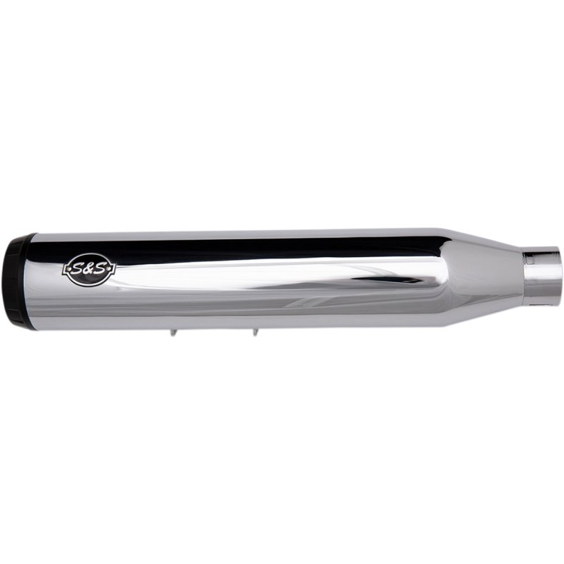 S&S CYCLE Grand National EC Slip-On Mufflers Chrome/Black E godkendt