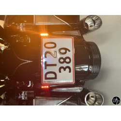 DMP Motorcykel Nummerpladeramme 3.0 DENMARK