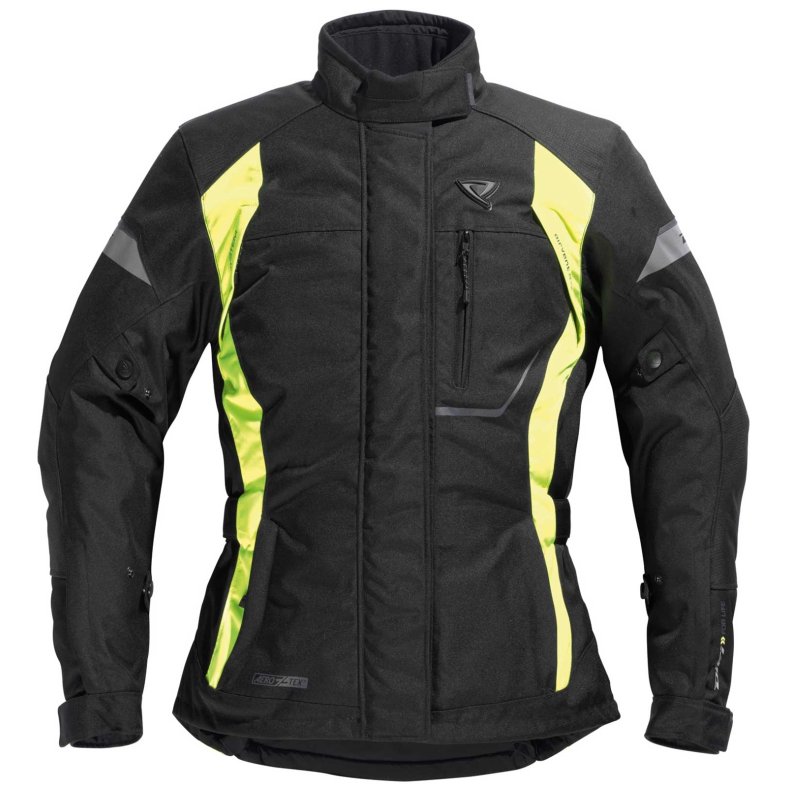 DIFI Nexia Aerotex ladies motorcycle jacket Black Yellow