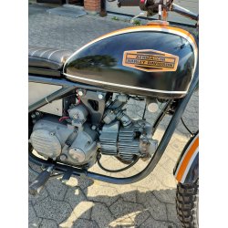 Aermacchi Harley Davidson sx 350 sprint. 1973.  58400 Km.
