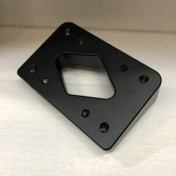 DMP monteringsklods large til nummerplade.