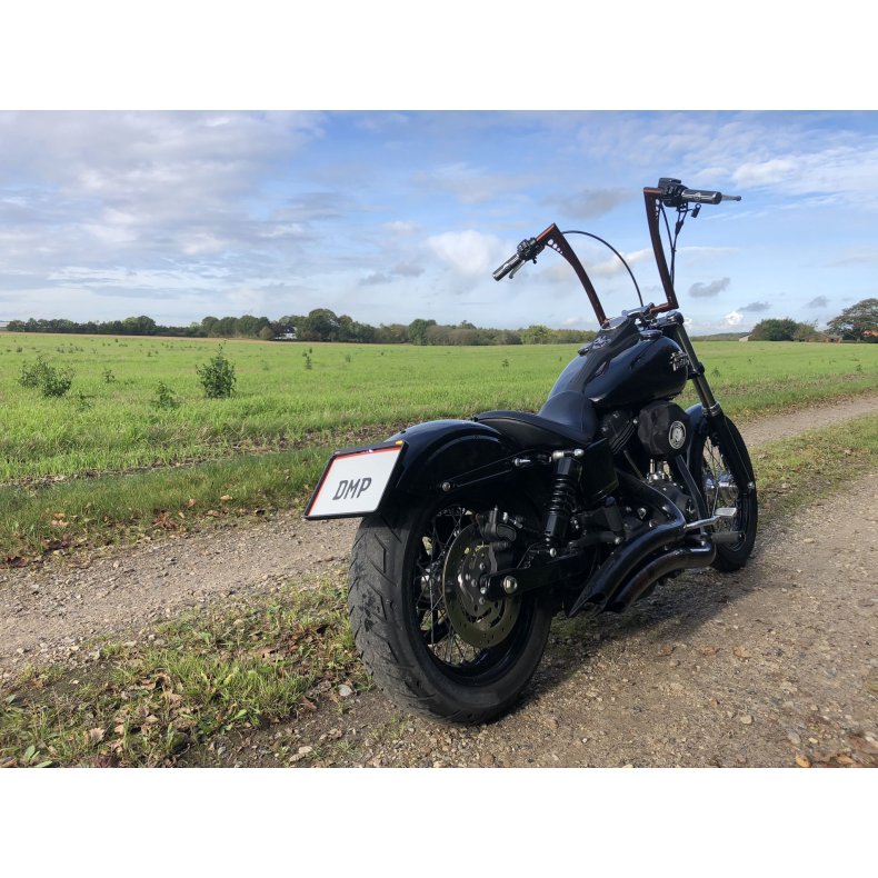 DMP MOTORCYKEL MONTERINGSKLODS SMALL TIL NUMMERPLADE