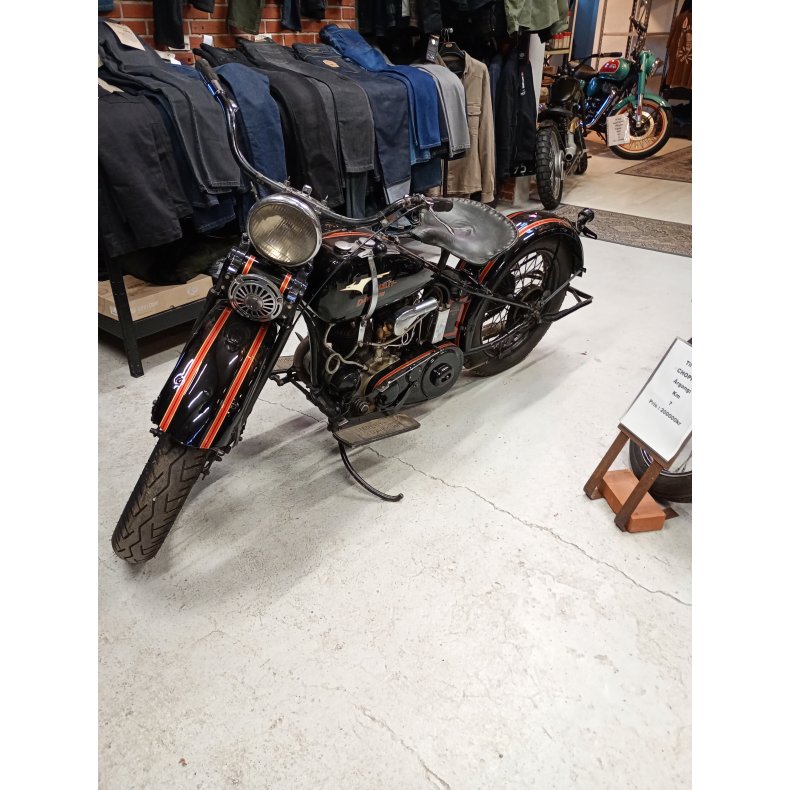 Harley Davidson  1933 RLE. Super sport solo import.