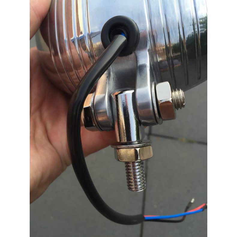 VINTAGE FORLYGTE MED  GULT ELLER HVIDT GLAS