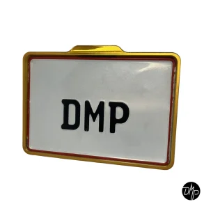 DMP Motorcykel Nummerpladeramme 5.0 DENMARK CNC GULD