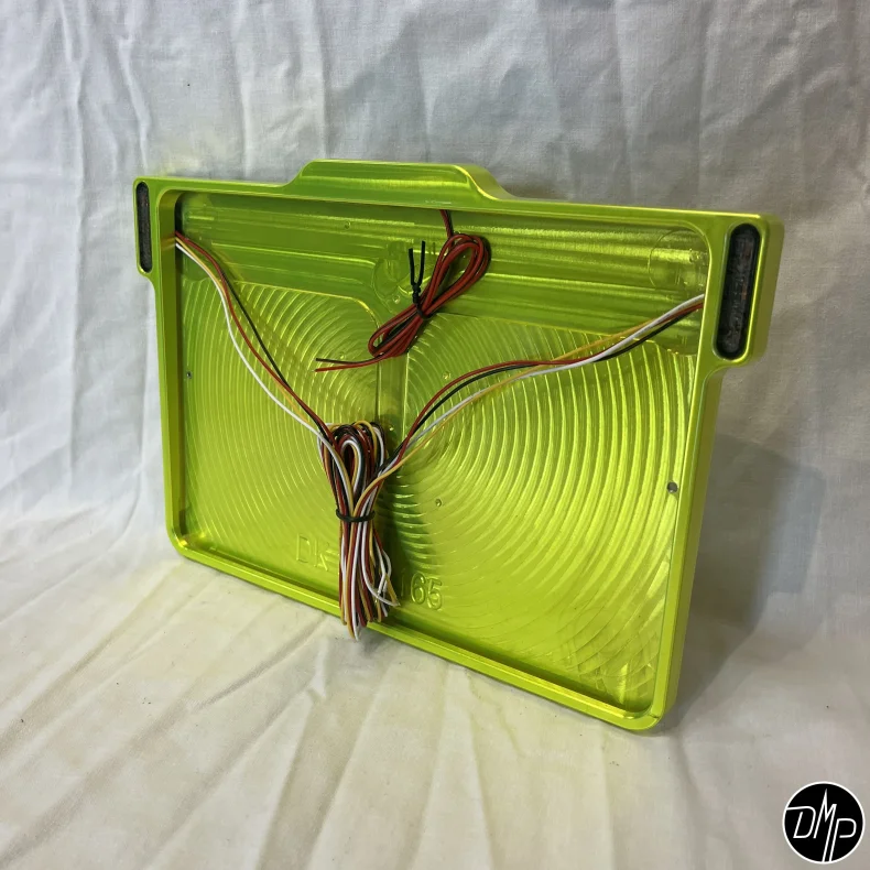 DMP Motorcykel Nummerpladeramme 3.0 SPECIAL CNC TOXIC GREEN EDITION!