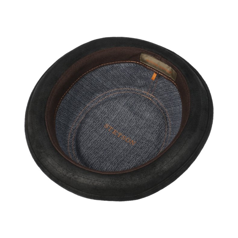 STETSON PORK PIE PIGSKIN SORT.