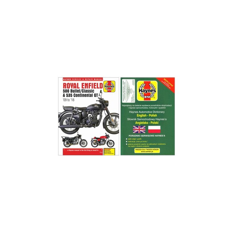 Repair Manual ROYAL ENFIELD 500/535 09-18