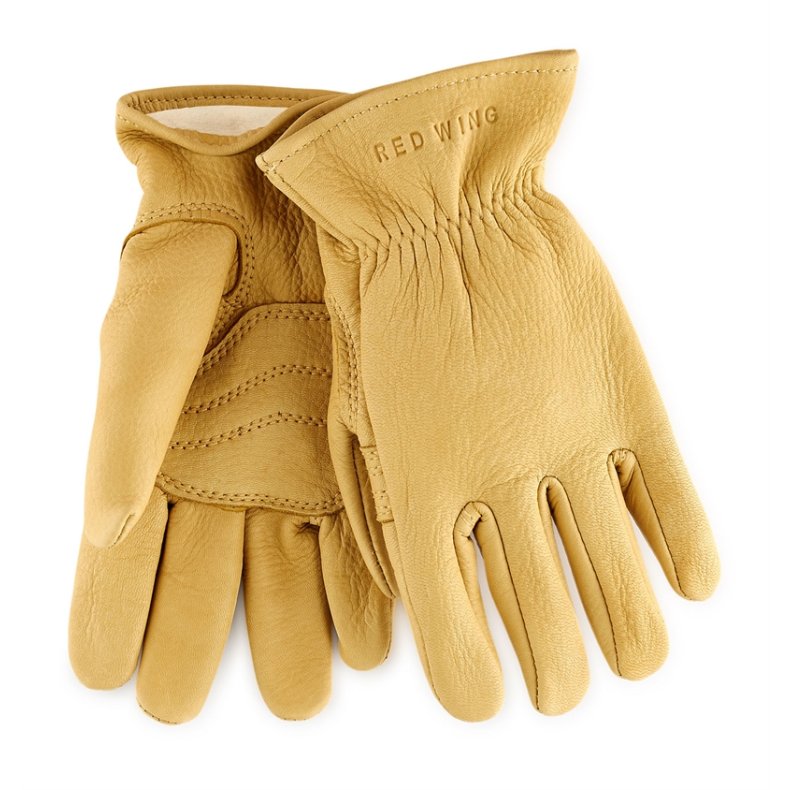 RED WING SHOES Gul BUCKSKIN LEATHER - LINED GLOVE