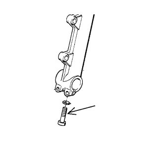 Bolt til bund af forgaffel m8x20