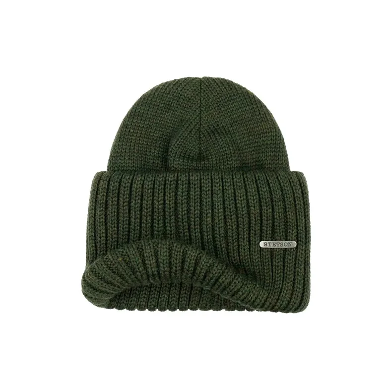 STETSON Northport Knit Beanie Olive HUE