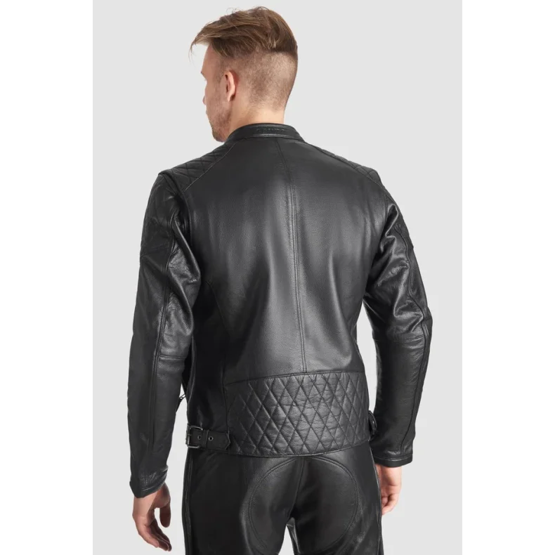 PANDO TWIN LEATHER JACKET BLACK