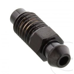 BRAKE BLEEDER SCREWS CHROME, 8MM X 1.25 X 23.8