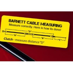 BARNETT CLUTCH CABLE 87-06 5-SP B.T