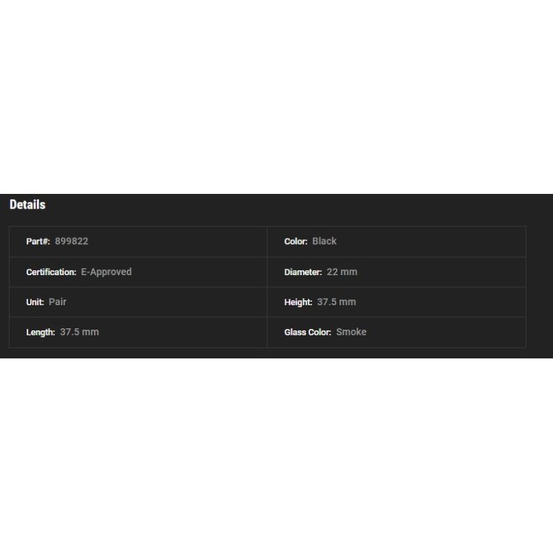 Paradox LED BAGLYS , BREMS OG BLINK I EN.