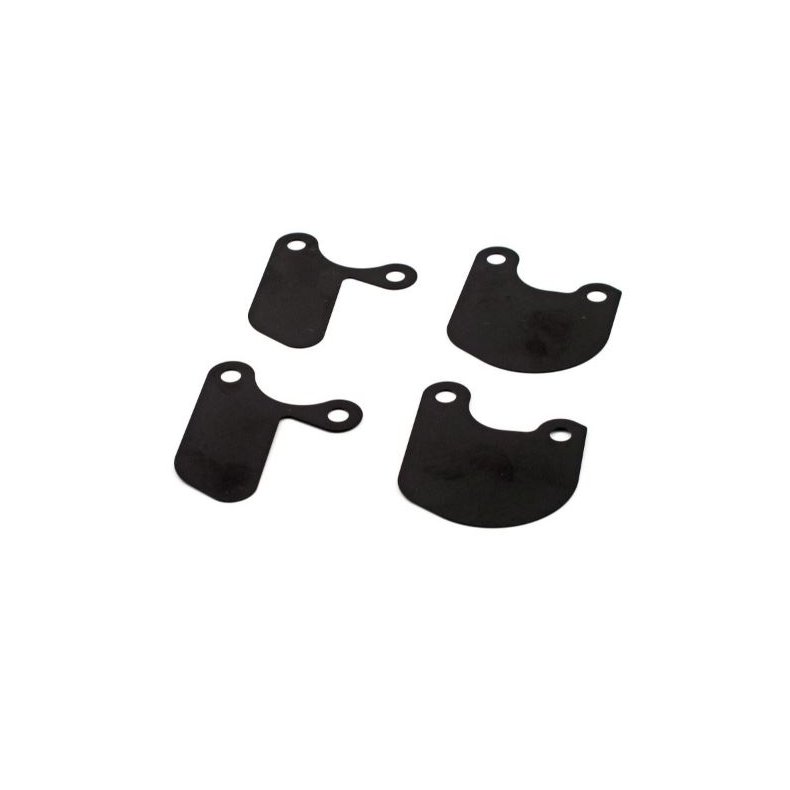 Shim plate set, front brake pad