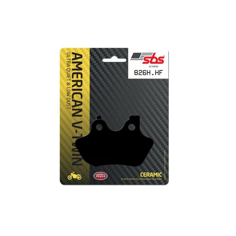 SBS, brake pads. Street Ceramic (organic) Front/rear: 00-07 Big Twin (Excl. FXSTS front); 00-03 XL Sportster; 02-05 V-Rod