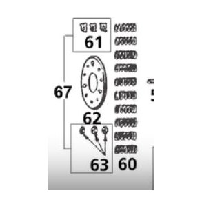 LOCK PLATE FOR SPRING ADJUSTER NUT fits 45/750 cc and Big Twins 1941-1946