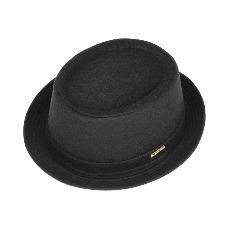 STETSON PORK PIE WOOL JASPER SORT