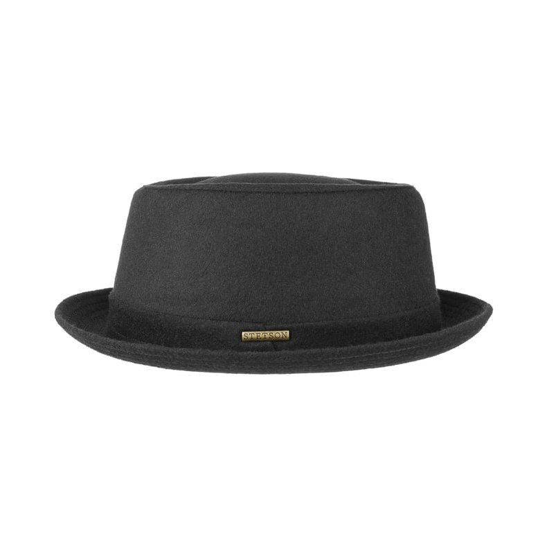 STETSON PORK PIE WOOL JASPER SORT