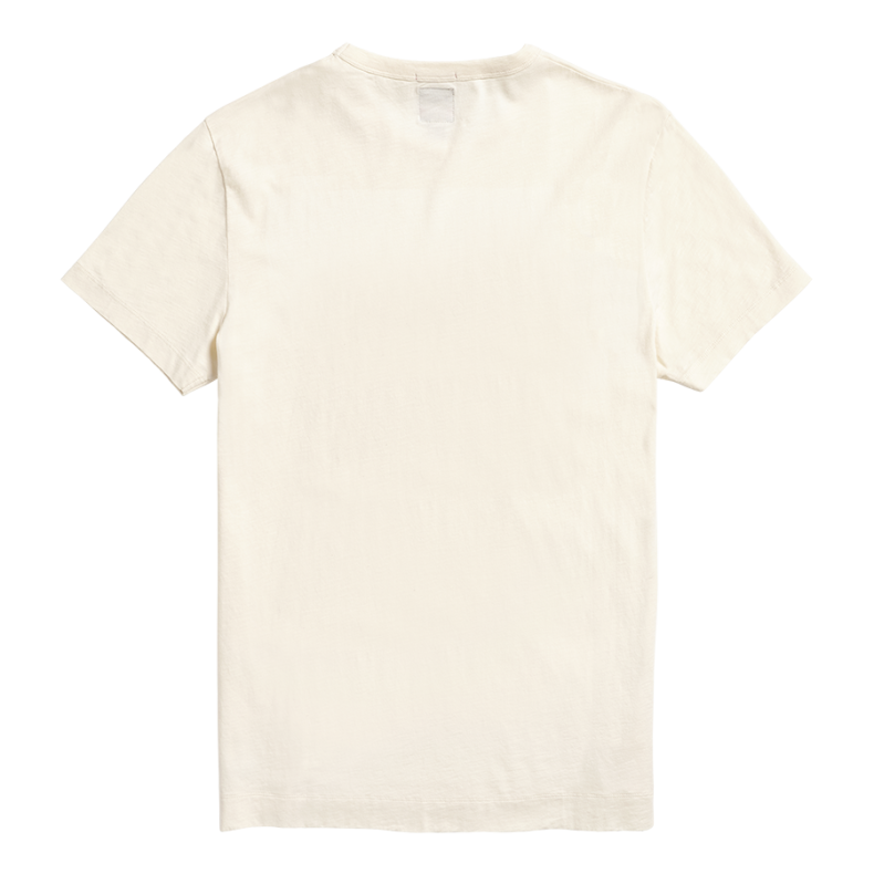 FORK SEAL HERITAGE LOGO T-SHIRT CREAM, Traditionel t shirt.
