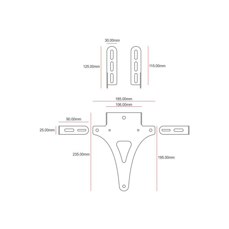 LICENSE PLATE HOLDER NO3