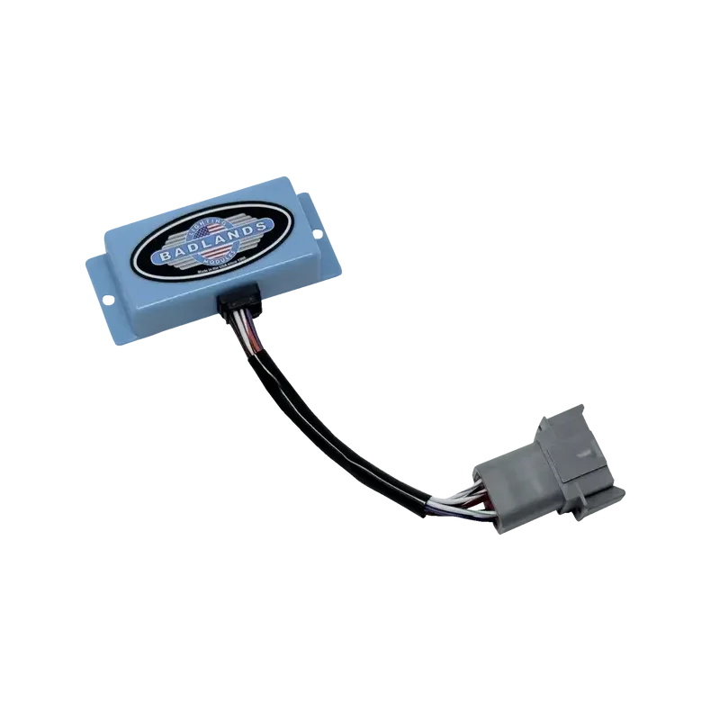 Badlands, self canceling turn signal module 96-00 Softail; 96-00 Dyna; 96-00 Touring; 87-03 XL. With 8-pin plug