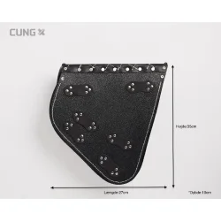 BadAss - svingarms taske. Blank Sort