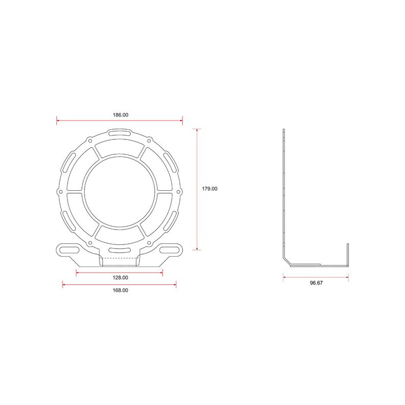 UNIVERSAL HEADLIGHT GRILL &amp; LENS KIT NO1 