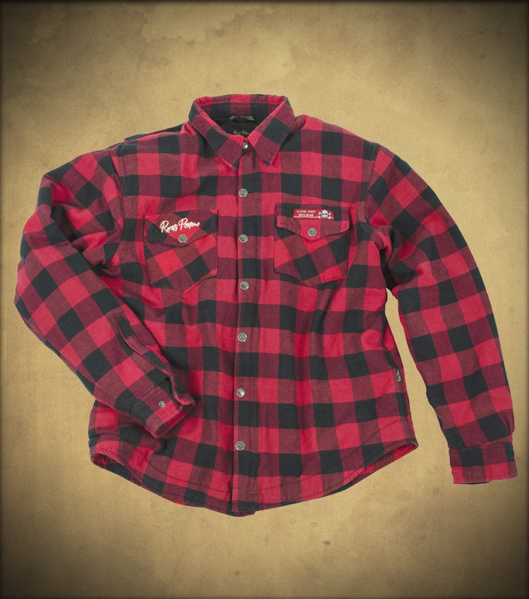 Rusty Pistons Kevlar Shirt Red SKJORTERTRØJER Aros