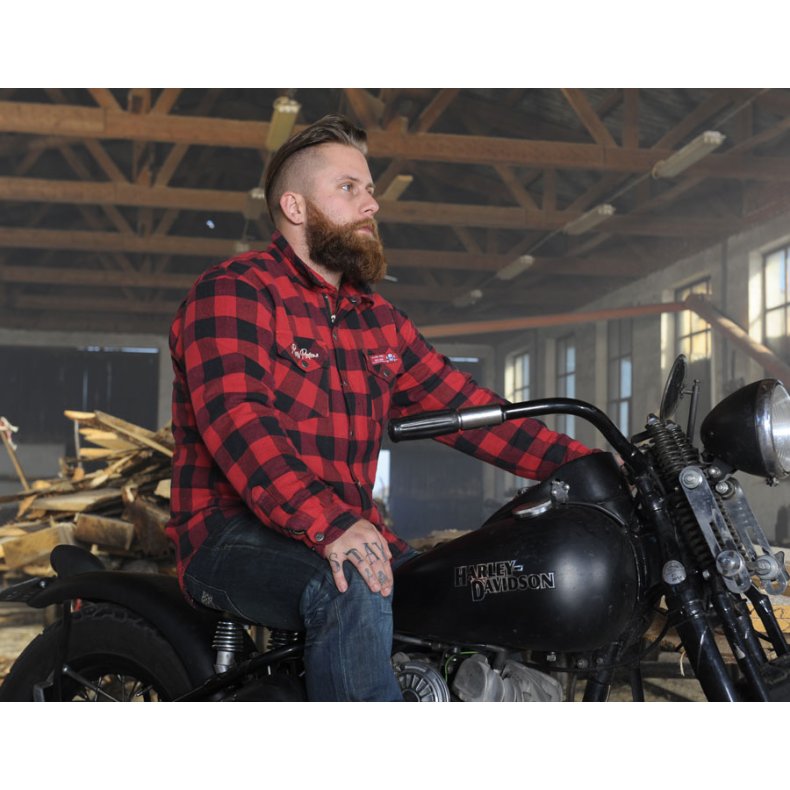 Rusty Pistons Kevlar Shirt Red