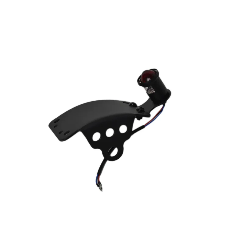 Black Side Mount Curved Atomic LED Tail Light