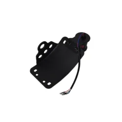 Black Side Mount Curved Atomic LED Tail Light