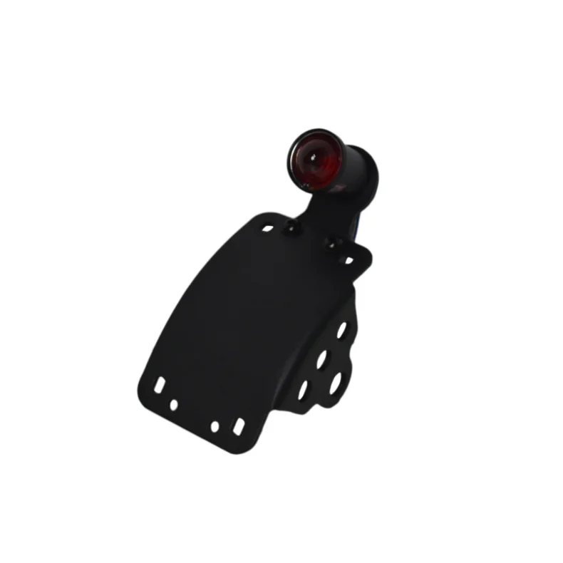 Black Side Mount Curved Atomic LED Tail Light