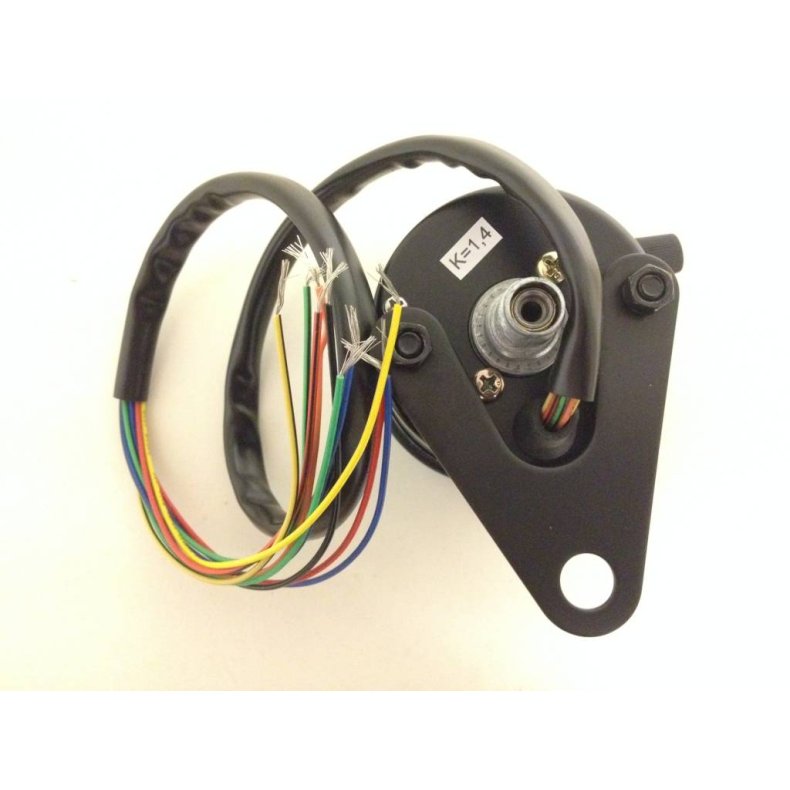  Black Speedometer with 4 Function Lights