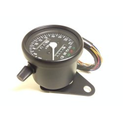  Black Speedometer with 4 Function Lights