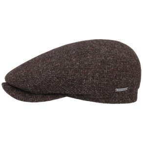 BELFAST CLASSIC WOOL FLAT CAP bordux