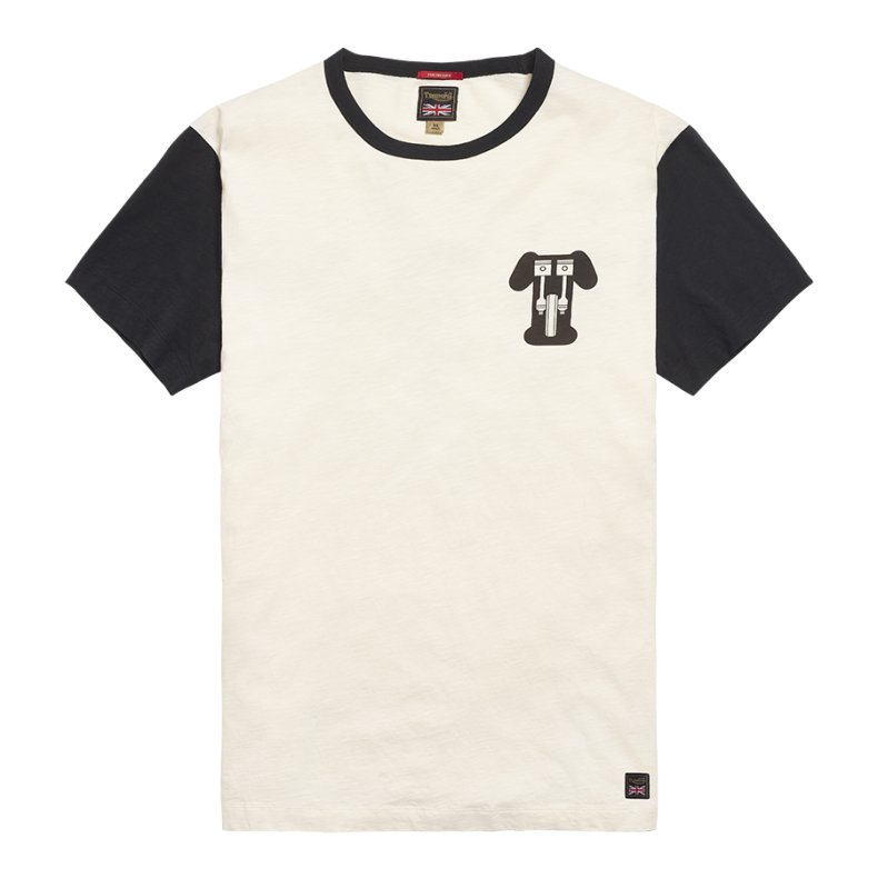 SPROCKET BLOCK SLUB T-SHIRT CREAM