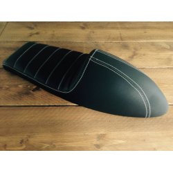 CAFE RACER SDE TUCK N' ROLL STITCH ZWART TYPE 45