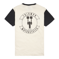 SPROCKET BLOCK SLUB T-SHIRT CREAM