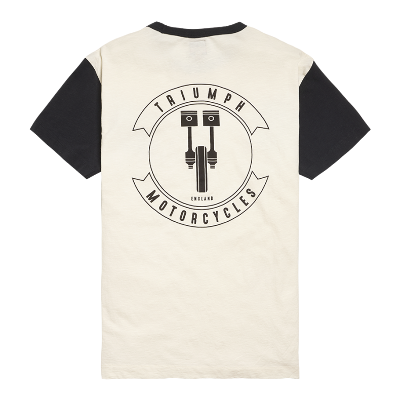 SPROCKET BLOCK SLUB T-SHIRT CREAM