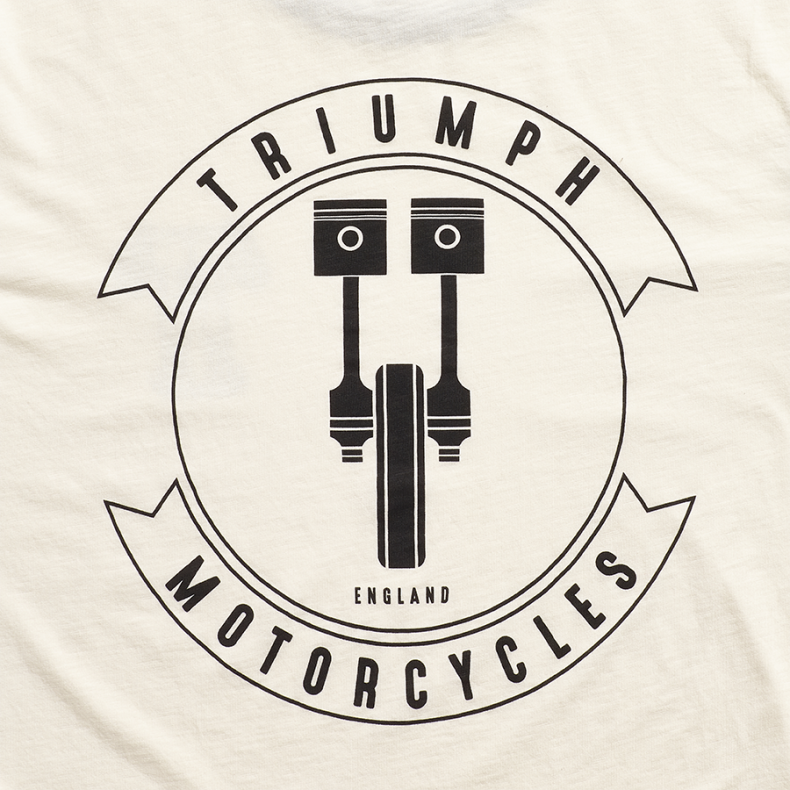 SPROCKET BLOCK SLUB T-SHIRT CREAM